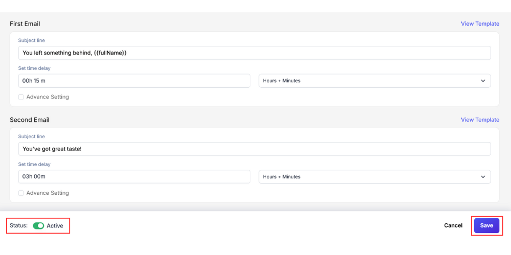 Users activate the automation feature