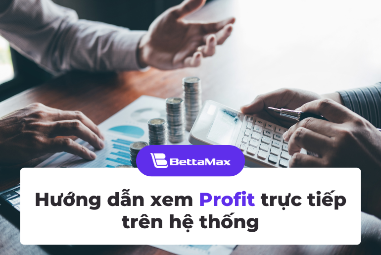 Hướng dẫn xem Profit trực tiếp trên hệ thống