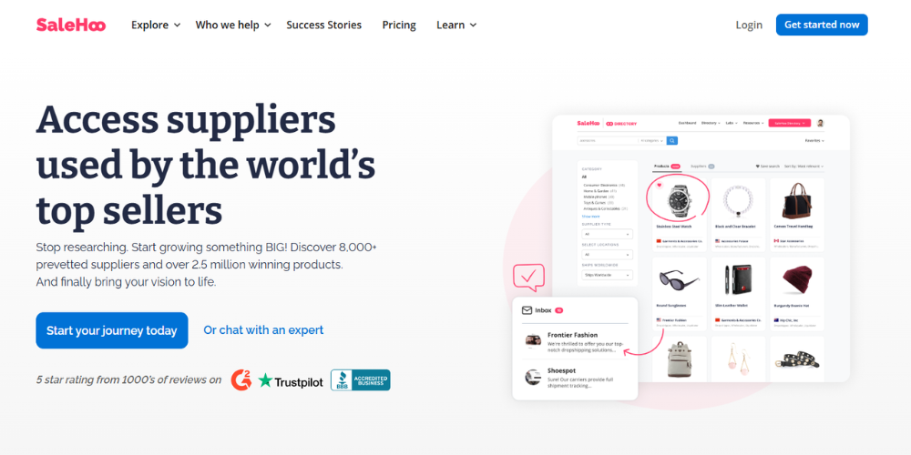 SaleHoo phù hợp với người mới bắt đầu kinh doanh online