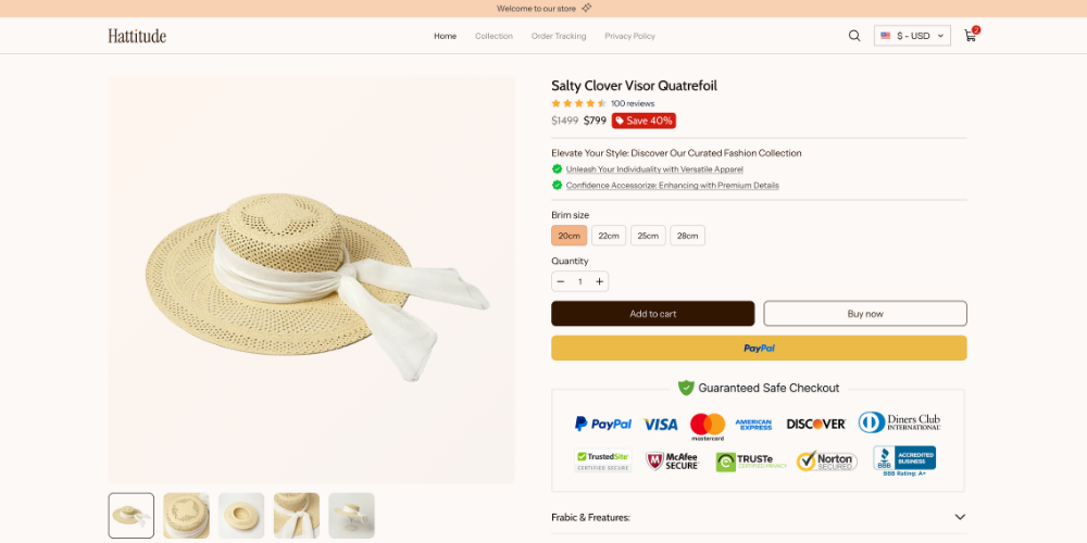 Thiết kế store dễ dàng với giao diện drag-drop trực quan
