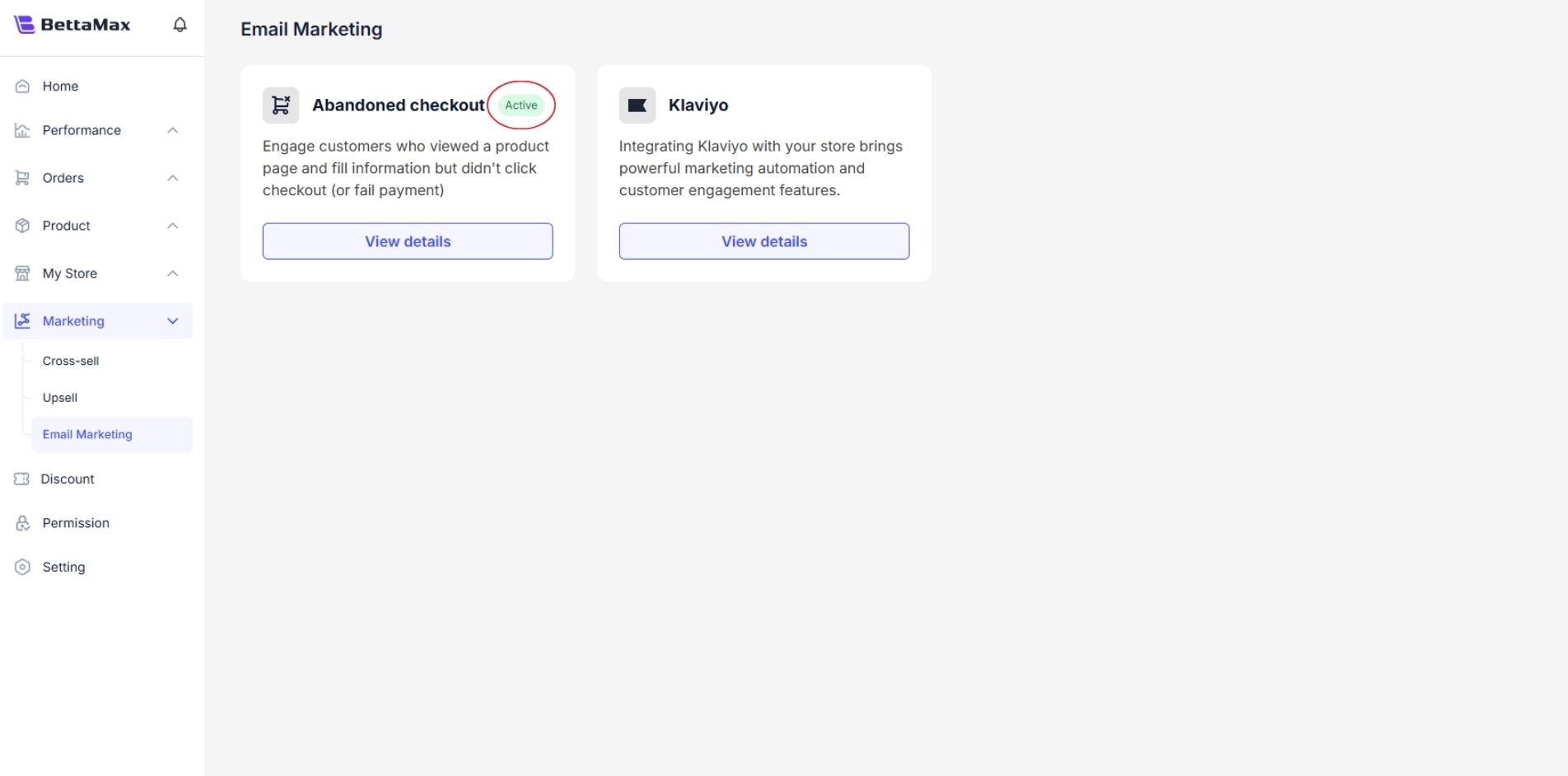 Check the status again