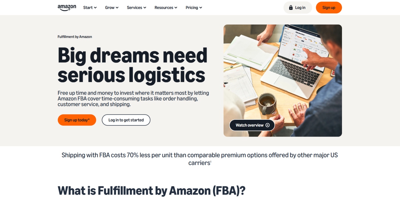 Amazon-FBA-homepage