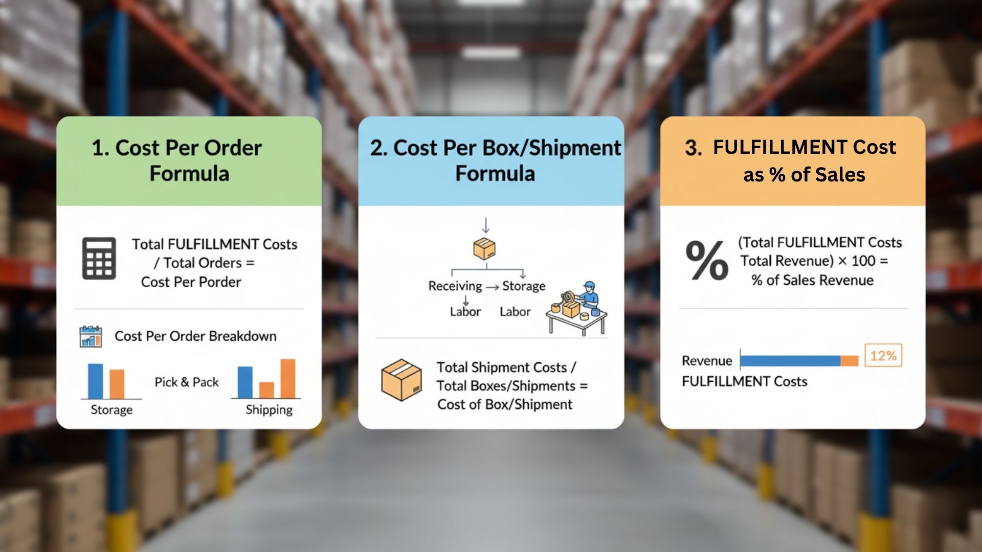 How to calculate fulfillment cost per order How to calculate fulfillment cost per order