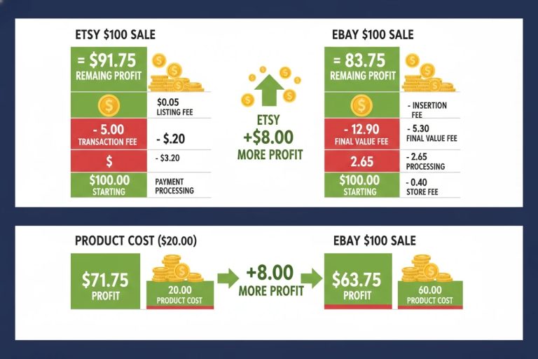 Etsy vs eBay 2026: Which Marketplace Is Better for Sellers?