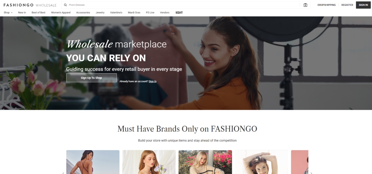 fashiongo-homepage