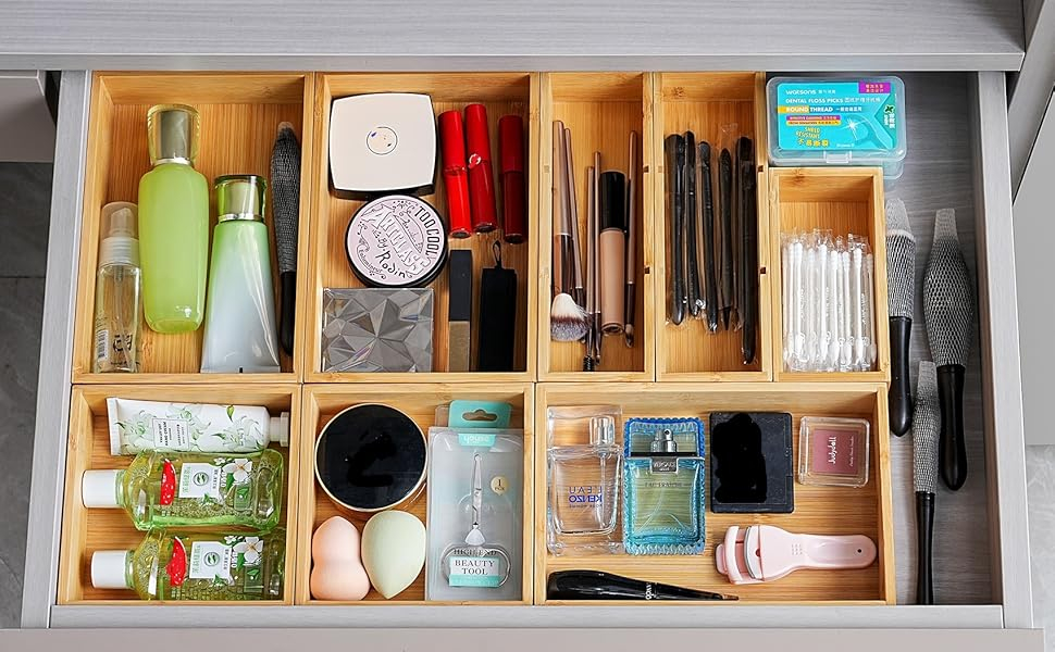Bamboo-Drawer-Organizers