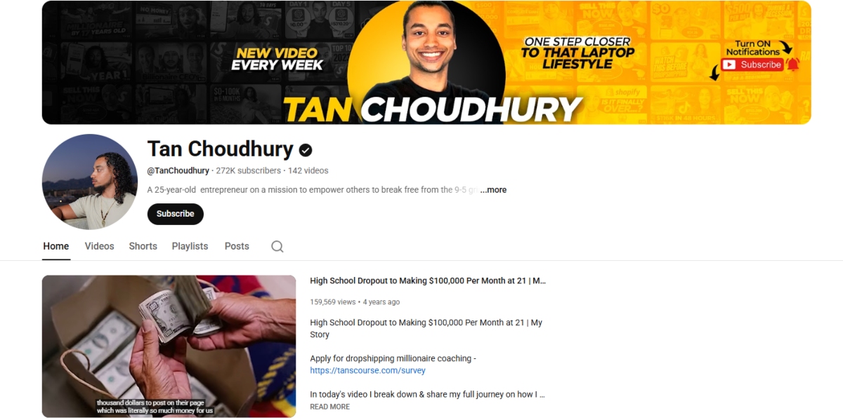Tan-Choudhurys-Free-YouTube-Channel