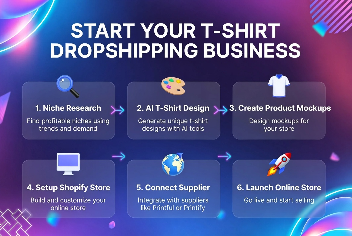 steps-to-Start-a-Dropshipping-T-Shirt-Business